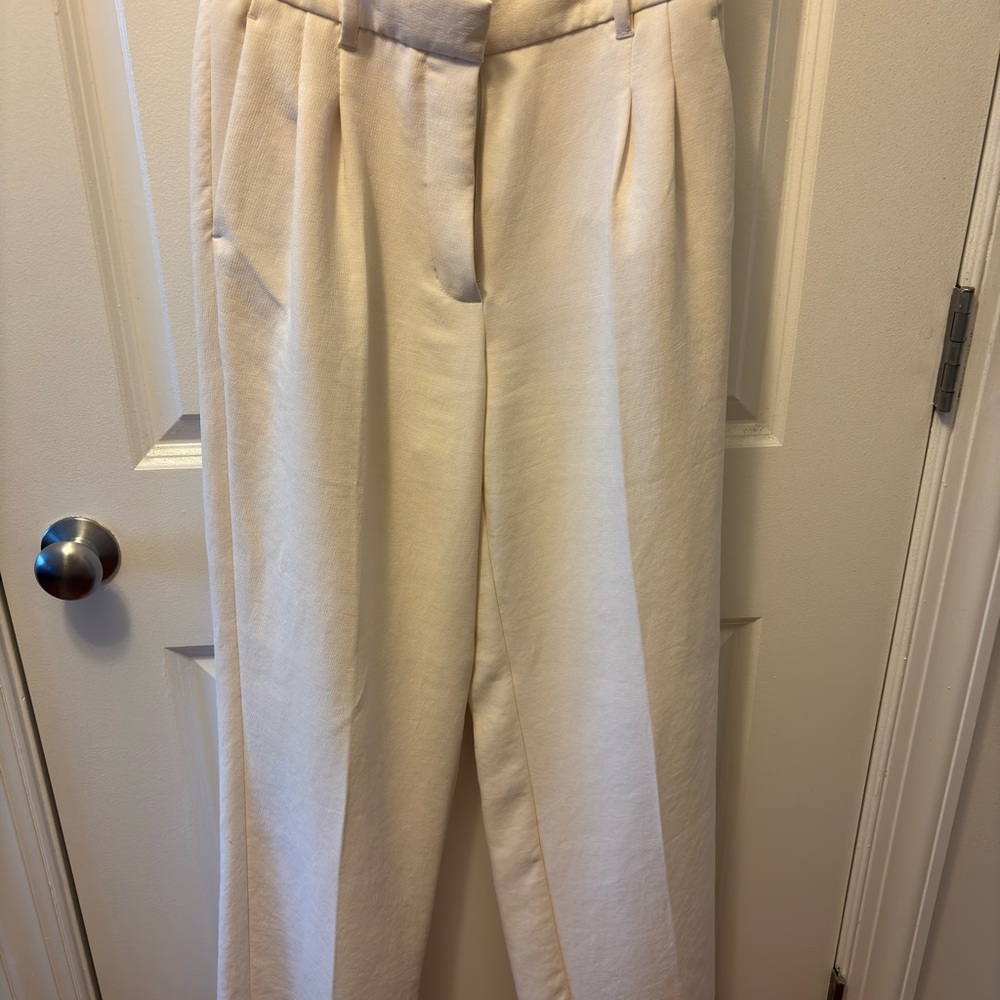 Wilfred Aritzia Effortless light birch Trousers 6
